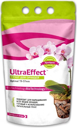Грунт для орхидей UltraEffect - Optimal 19-37mm 2,5 литра